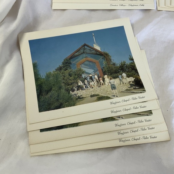 Vintage 1990 Boxed Christmas Cards From Southern California Tourist Destinations - Picture 2 of 12